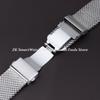 1.0mm Milanese Mesh Stainless Steel Watch Band Bracelet Watch Bracelet 20mm Mesh 18mm 22mm Unisex Replacement Strap Accessory