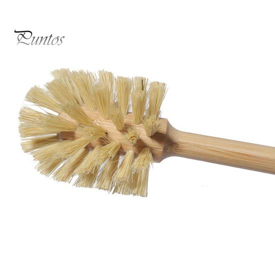 1/2Pcs Sisal Fiber Toilet Brush Eco-Friendly Beechwood Long Handle Cleaning Brush Sustainable Household Cleaning Accessory