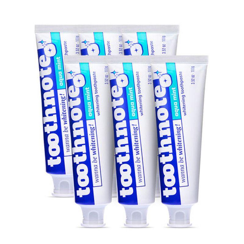 Whitening Toothpaste Aquamint 3 pcs + Spearmint 3 pcs