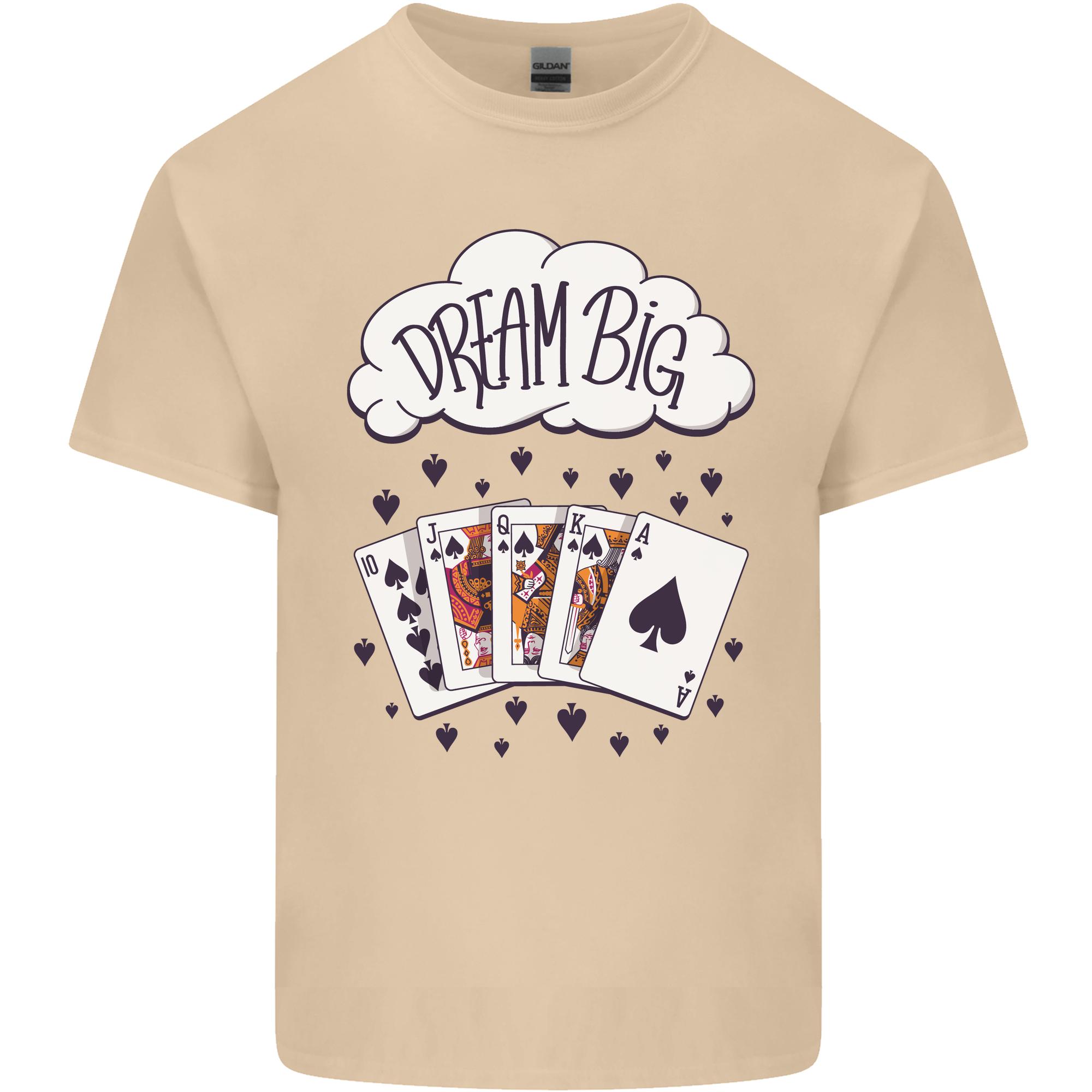 Poker Dream Big Unisexs Light Cotton TShirt S