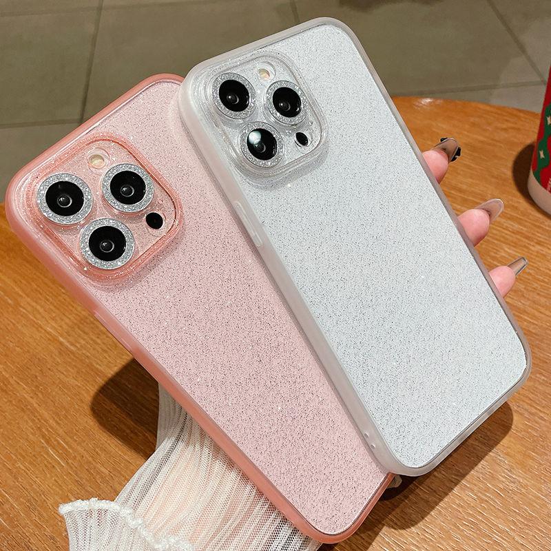 Husă transparentă cu sclipici de lux din silicon pentru Iphone 14 12 13 Pro Max Husă moale rezistentă la șocuri