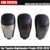 Carbon Fiber Silver Car Gear Lever Shift Knob Handle Head For Toyota Highlander Prado 2018 2019 2020 Automatic Accessories