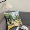 Van Gogh Oil Paintings Classical Cushion Cover Pillowcase Ultra Soft Skin Friendly Fabric Cloud Like Comfort Concealed Zipper
