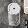 Wipes Storage Box Transparent Wall-mounted Punch-free Bathroom Tissue Holder Wipes Dispenser Paper Storage Case Organizer