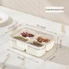 Boîte de rangement transparente en plastique pour épices