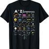 A To Z Funny Astronomy Lovers Astrophysics Astronomers T-Shirt