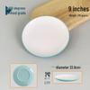 777 Melamine 9-inch Two-tone Round Plate