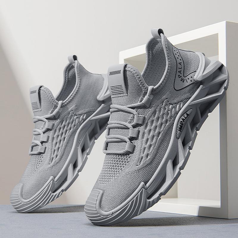 Fashion Men's Casual Walking Sports Shoes Spring and Summer Flat Non-slip Breathable Loafers Large Size Running Vulcanized Men's Shoes