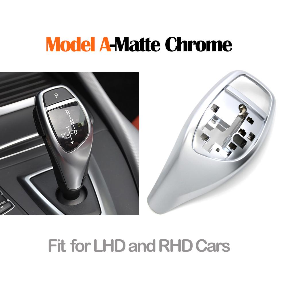 Car Gear Shift Knob Lever Panel Cover For BMW F Chassis 1 2 3 5 7 Series X1 X3 X4 M3 M5 F10 F11 F20 F21 F22 F30 F31 F01 F07 F25