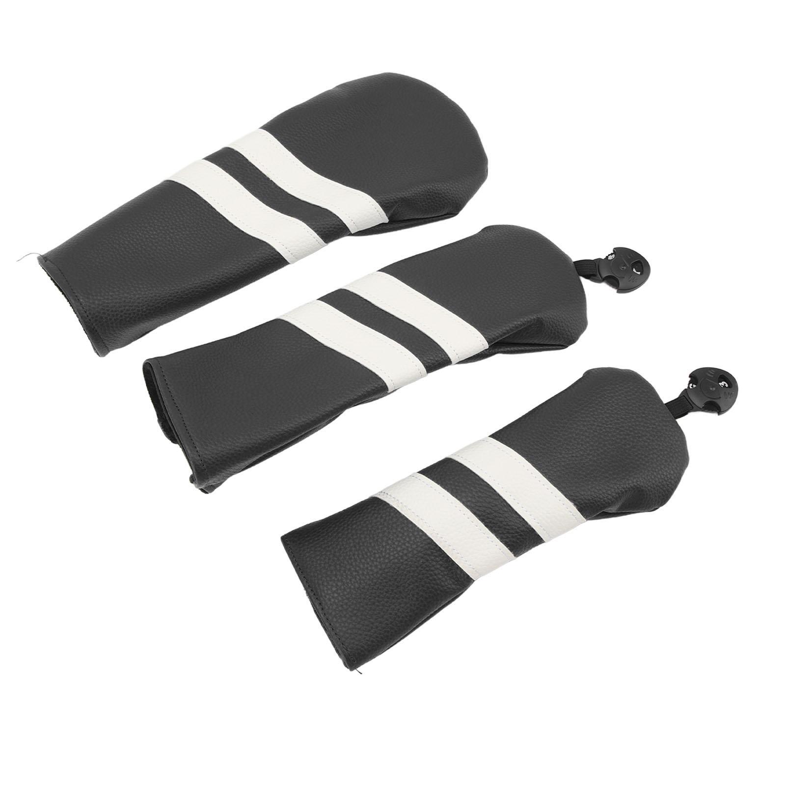 Headcover PU   Covers Hout Fairway   Draaiend Label 3 Maten   Beschermer voor Sport Buiten