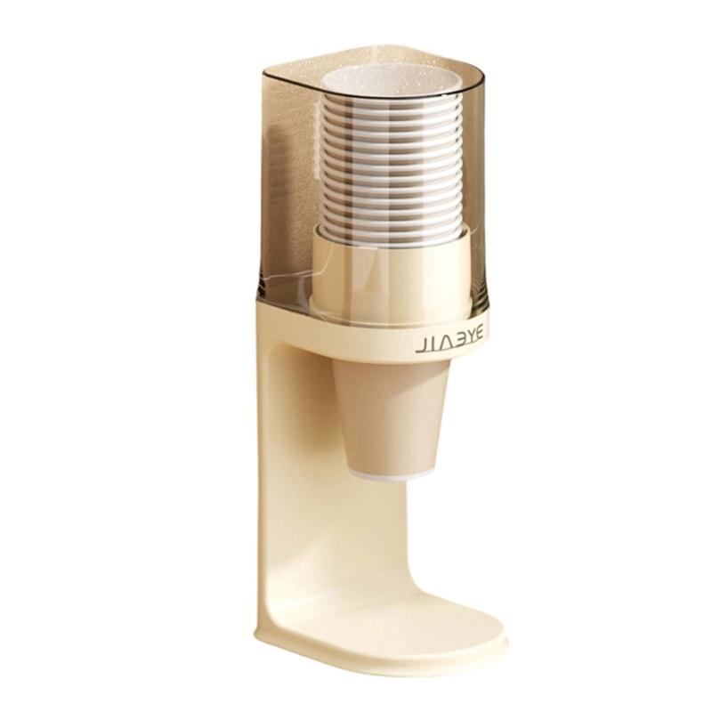 Space Saving Sturdy Paper Cup Organizers Wall Mount Rack With Secure Storage For Multiple Cup Sizes