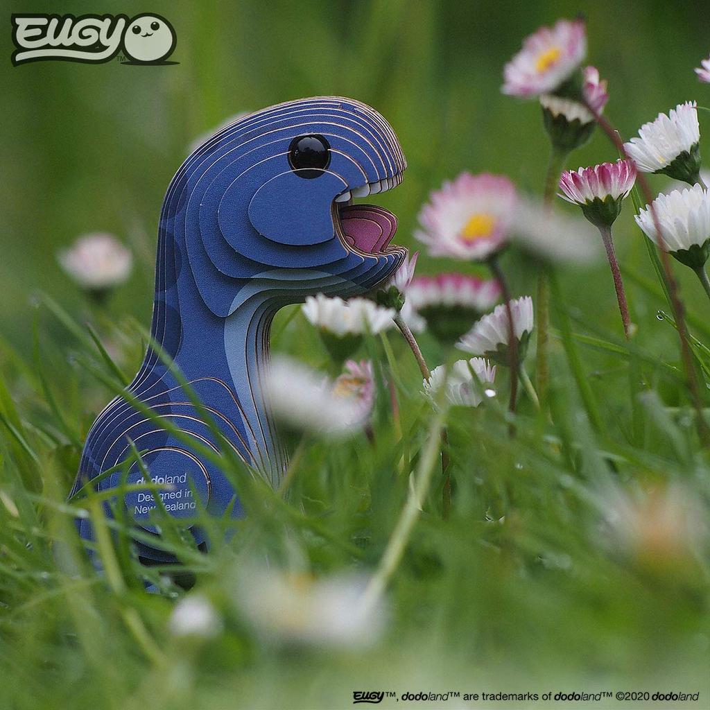 EUGY Brontosaurus Paper Puzzle - A fun educational toy for elementary school boys and girls, as well as adults, making it a great gift.