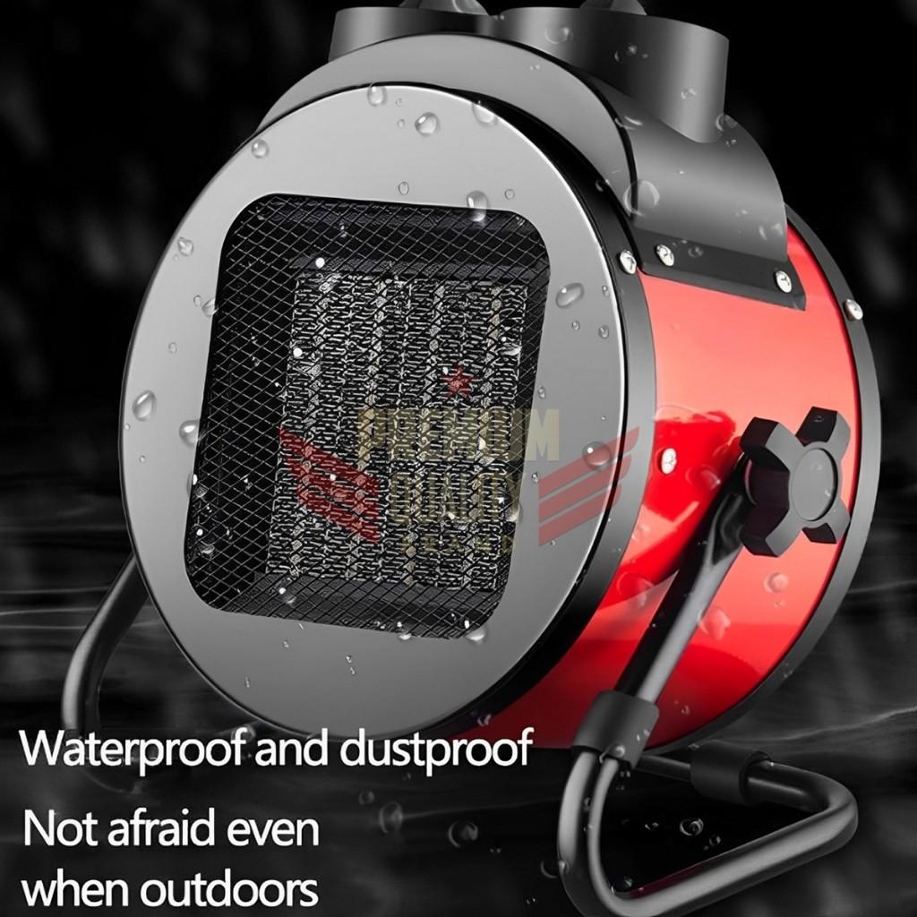 3000W Industrial Electric Heater Fan portable Space Heater Warm Workshop Garage Air Fan Commercial Blower lantai Circulating hot air blower