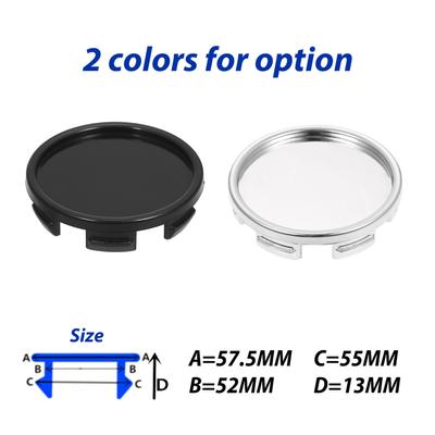 4 adet 55mm araba tekerlek merkezi kapaklar göbek lastik jant poyra kapağı kapak evrensel ABS