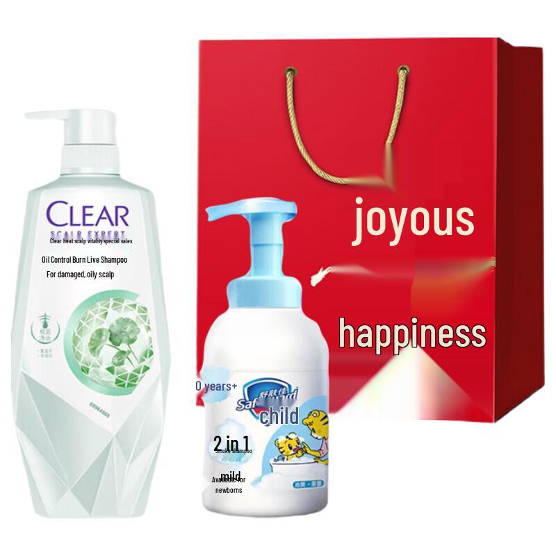 CLEAR Family Care Gift Set: Shampoo & Body Wash