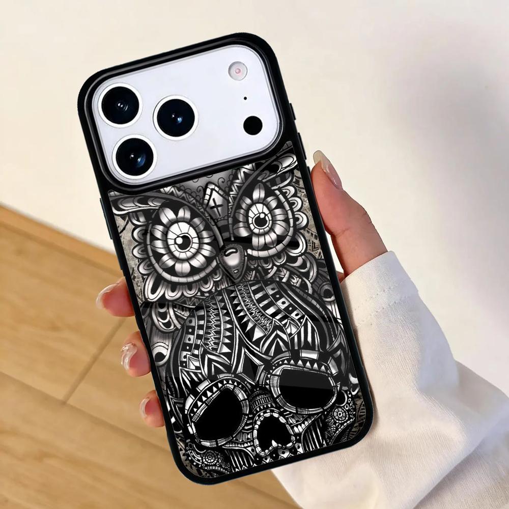 Candy Skull Sugar Day Of The Dead Mobile Phone Case for IPhone 17 AIR 16pro Max 15 14 13 12 11 Bumper Cover