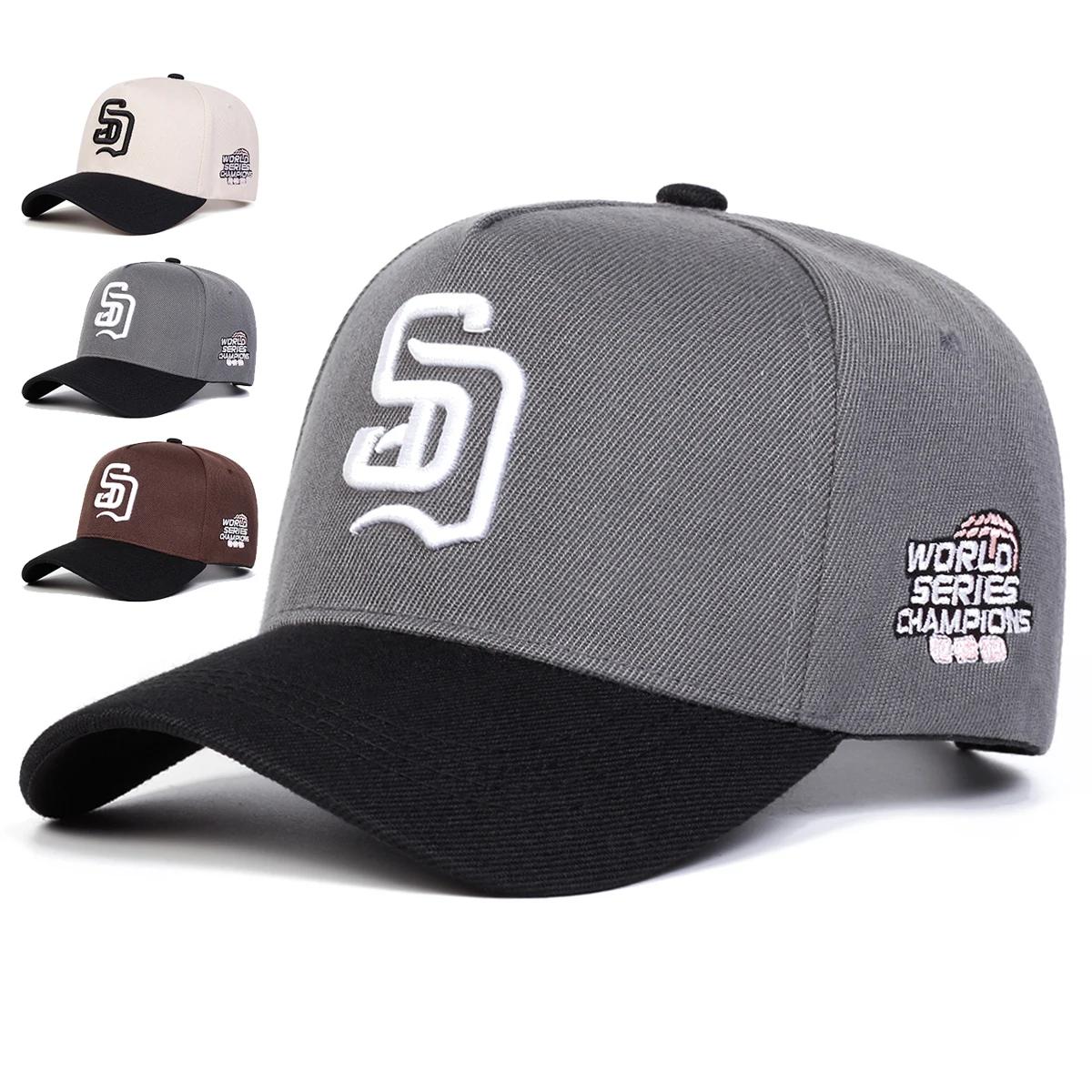 Freedom Outdoors Women's Dark Grey Unisex Sd Letter Embroidery Baseball Caps Adjustable Casual Hats Spring And Autumn Outdoor Sunscreen Hat