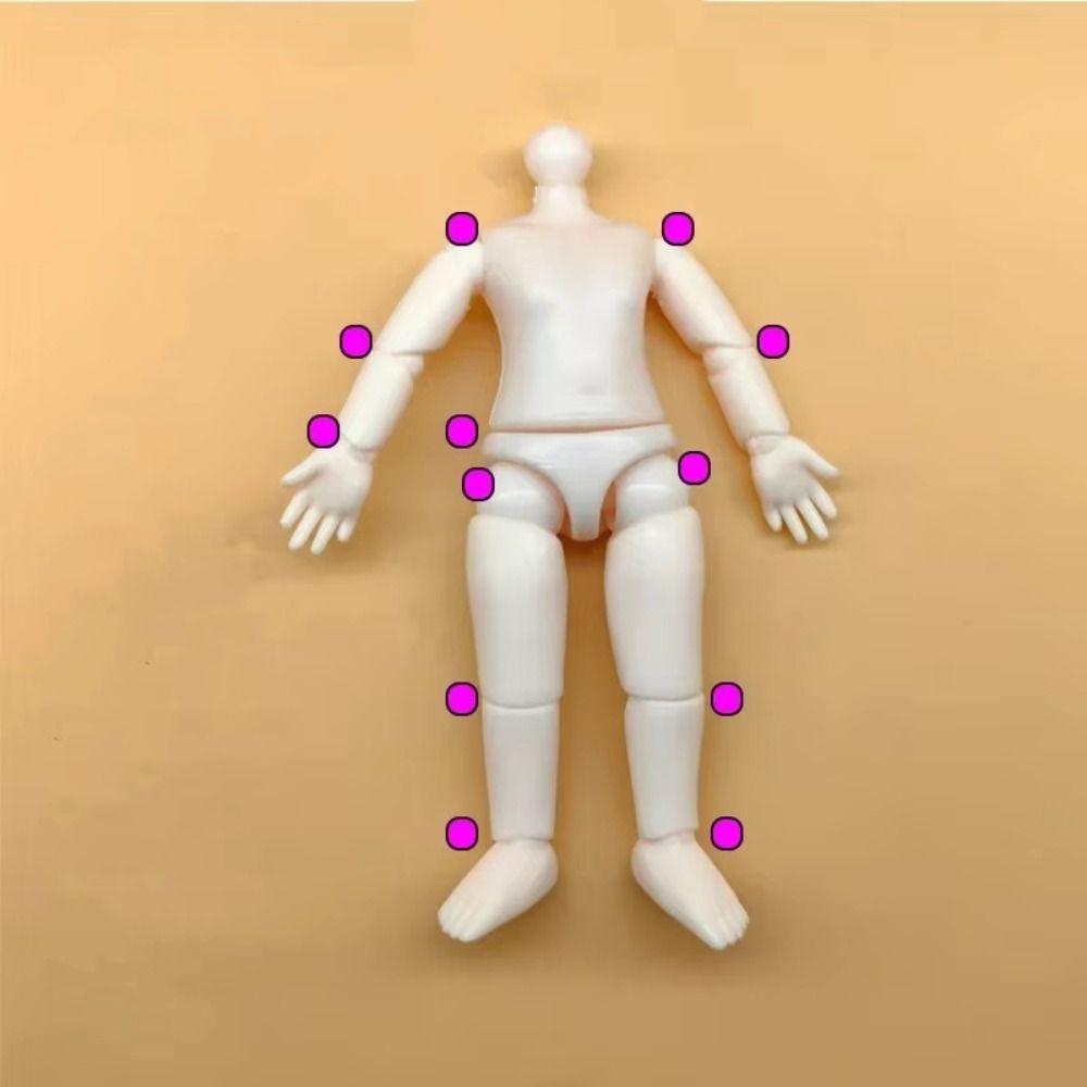 Multi Joints Doll Body Spherical Jointed Jointed Nude Dolls DIY Toy Nude Doll Toys Gsc Ob11