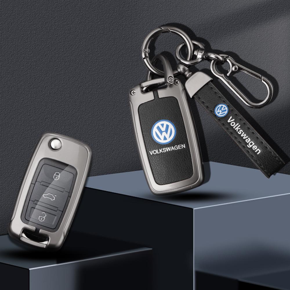 Valve Stems Caps Car Remote Key Cover Fob Case For Volkswagen VW Polo Tiguan Golf Jetta Beetle Eos Scirocco Up Transporter Shara