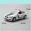 Car Alloy M5 Model 136 Scale Police Emergency Vehicle For Kids Collectors