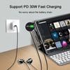 USB Type C To 3.5mm Headphone and Charger Adapter 30W Fast Charging Splitter With Aux Audio Jack For Samsung Galaxy S24 23 Ultra