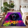Crystal Velvet Rug Soft Non Slip Indoor Floor Mat Home DecorScream Ghostface