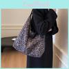 Womens Leopard Print Tote With Urban Minimalist Style And Multiple Compartments For Everyday