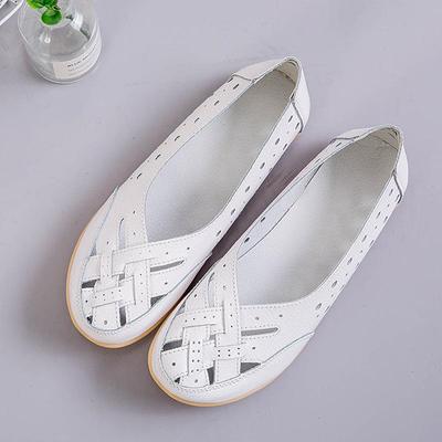 Nuovi Mocassini Scarpe Basse da Donna Mocassini Vera Pelle Scarpe Slip-on Infermiera Ballerine Comode Scarpe da Donna