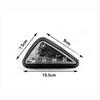 2pcs for Daytime Running Turn Lampmotorcycle Smoke Triangular Built-in Mounting LED Turn Signal Indicator Lights New