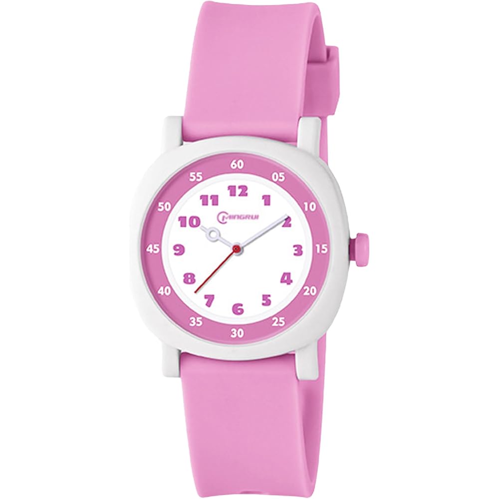 Maeau Kids Quartz Analog Watch Set Purple Lightweight Unisex Simple Design
