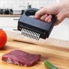 Stainless Steel Meat Tenderizer 48 Needles Beef Steak Breaker Hammer Kitchen Cooking Tool Bbq Grilling Marinade Accessories