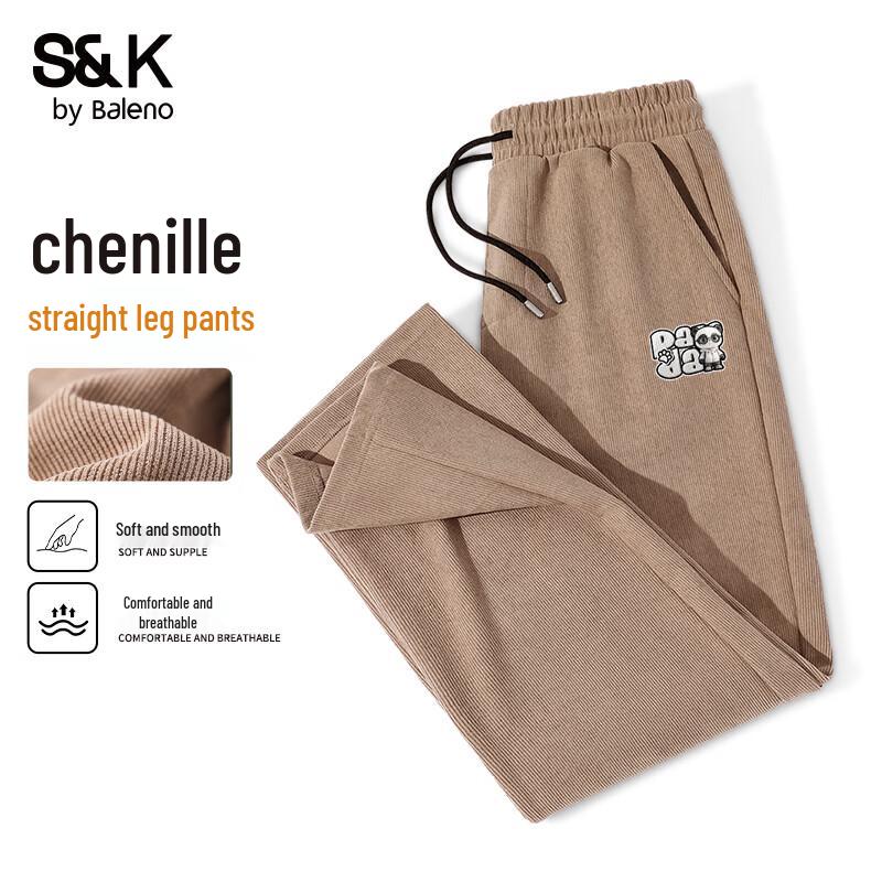 

Baleno Men s S&K Heavy Chenille Straight-Leg Casual Pants XL