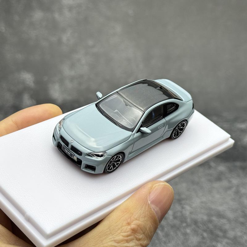 

HowieModel 1:64 scale M2 G87 Gray Alloy Die-Cast Model Car Static display holiday gift collection серый