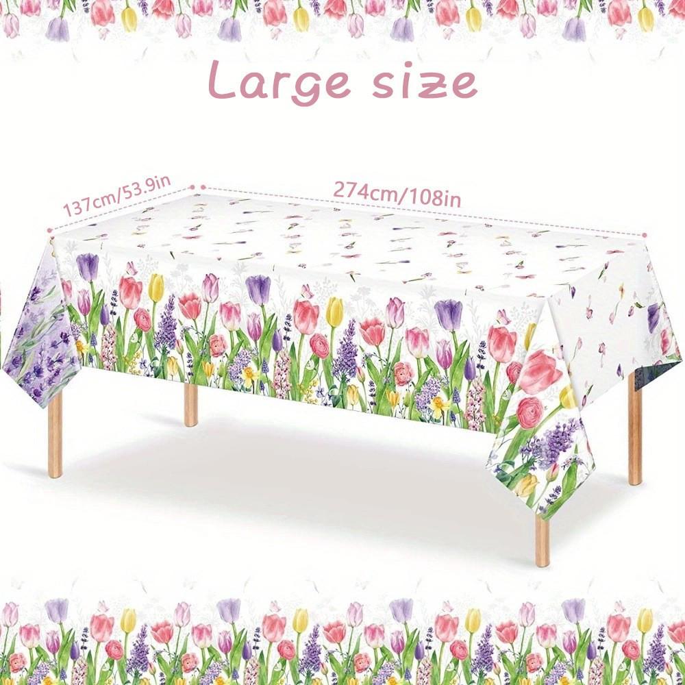Disposable Oil-Proof & Waterproof Tablecloth for Holidays, Birthdays & Party Decoration