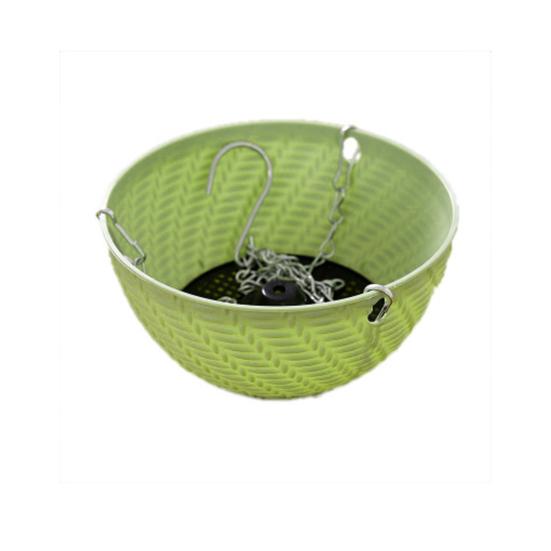 1 Set Flowerpot Eco-friendly Eye-catching Plastic Hanging Basket Flowerpot for Dorm