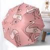 1pc Flamingo Pattern Umbrella Portable Home Essential Umbrella Folding Umbrella Durable Iron Frame Yy251128032