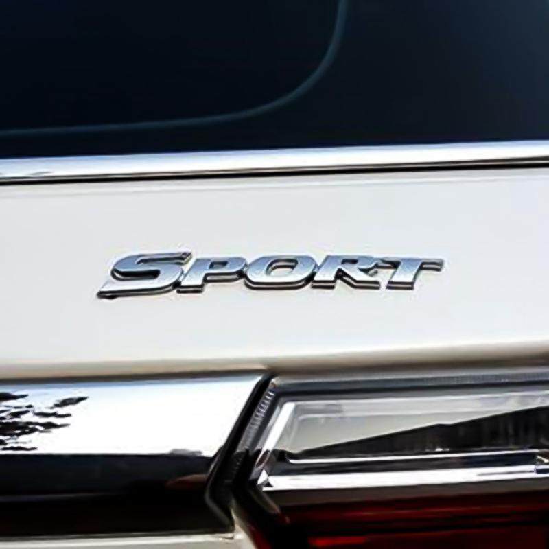 3D Car Sticker SPORT Emblem Badge Plastic Chrome Logo Door Decal For Car Styling Decoration Accessories