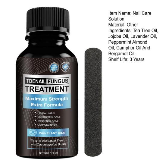 Extra starke Nagelpilz-Behandlung, natürliche Reparatur- und Erneuerungslösung mit 7 Ölen, einfache Anwendung, Lösung für gesunde Nägel, für Zehennägel und Fingernägel