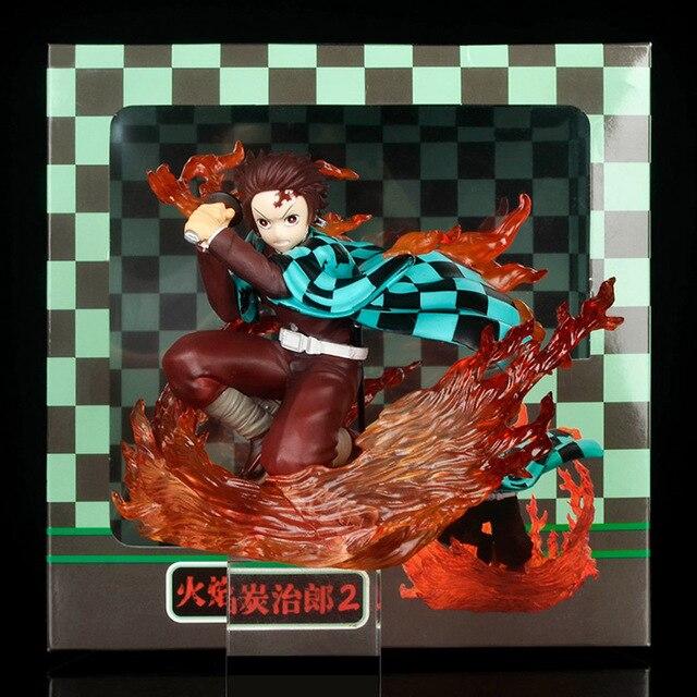 14cm Anime Demon Slayer Figure 1 /8 Kamado Tanjirou Pvc Action Figure Collectible Model Toys Kid Gift