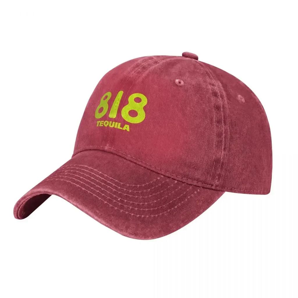 818 Tequila Yellow Logo Denim Baseball Cap Wine Hunting Camping Trucker Hat Summer Unisex Men Casual Design Baseball Caps