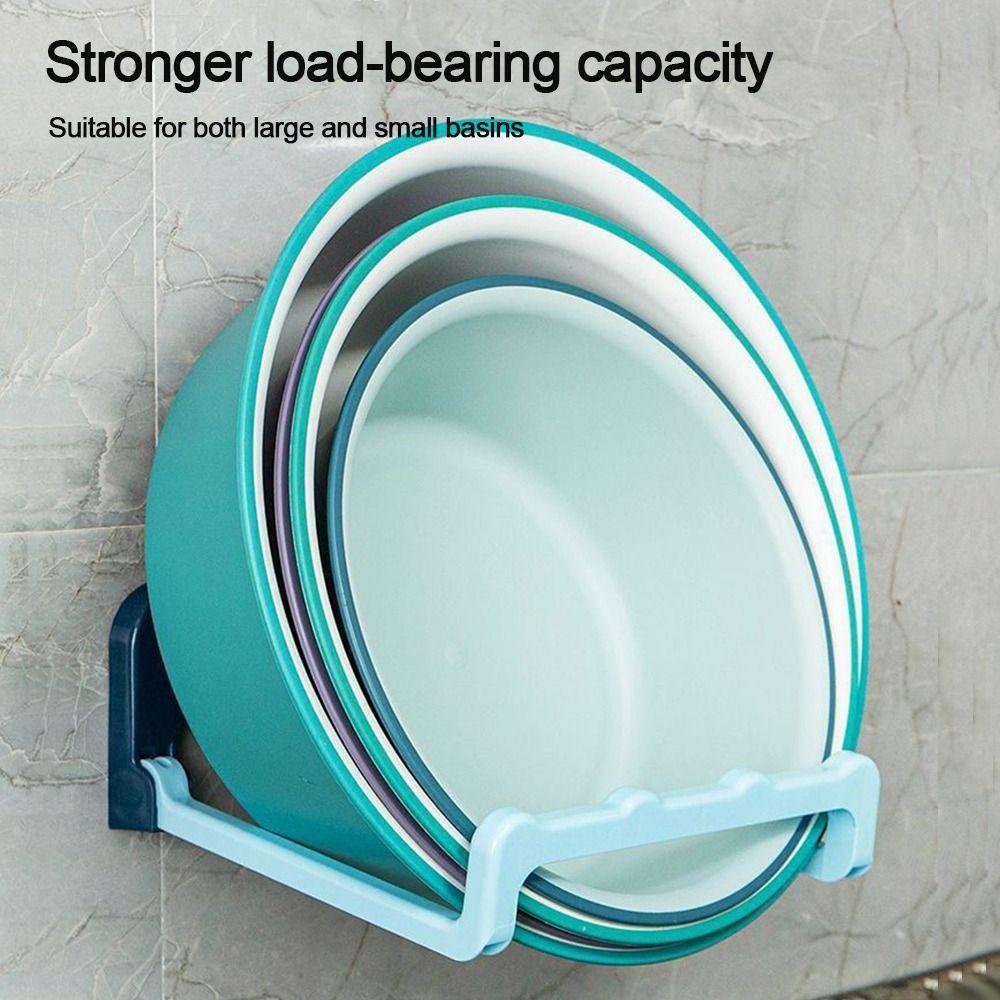 Folding Bathroom Storage Rack Multi-Purpose Basin organizer Shelf Creative Washbasin Hooks Holder