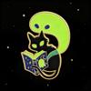 Katzengeist Lesen Emaille-Anstecknadeln Leuchtende Buh-Buch-Broschen Reversabzeichen Kleidung Lustiger Cartoon Punk-Schmuck Geschenk für Freunde