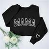 Damen Sweatshirts mit Aufdruck „Love Heart“ und Grafik, Festival-T-Shirt, lässig, langärmelig, Pullover, Tops