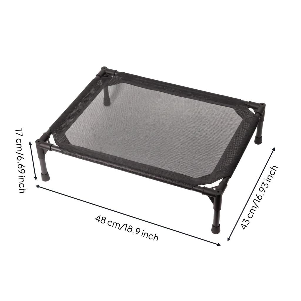 Cooling Elevated Pet Bed with Breathable Mesh Joint-Supporting