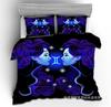 Digital High Definition Printing 3D Starry Sky Twelve Constellation Bedding Four-Piece Set Three-Piece Set