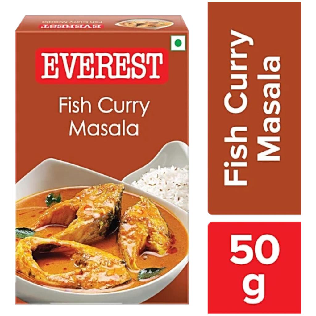 EVEREST Fish Curry Masala 50g Pack Of 1 Authentic Indian Spice Blend For Flavorful Meals