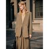 ELLE Women's Herringbone Wool Blend Blazer