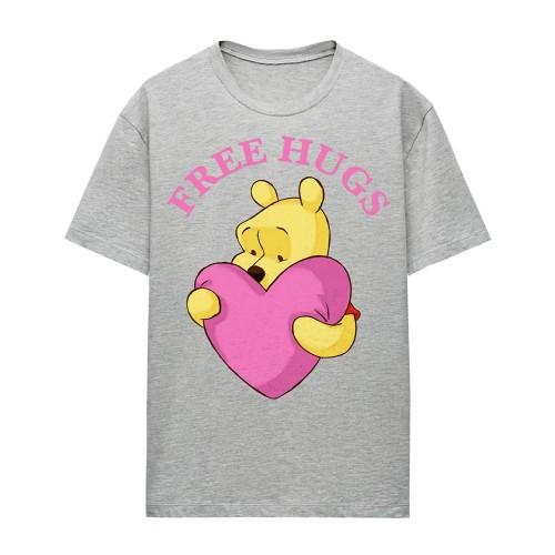 Winnie the Pooh Mens Free Hugs Valentine`s Day T-Shirt