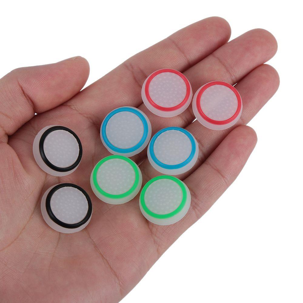 4pcs Replacement Silicone Analog 360 Joystick Cap Controller Accessories Cover Case Thumb Stick Grip