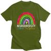 Men Neurodiversity Autism Spectrum ASD ADHD T Shirt Streetwear Short Sleeves 100 Cotton Colthing Creative Graphics Tees Shirt